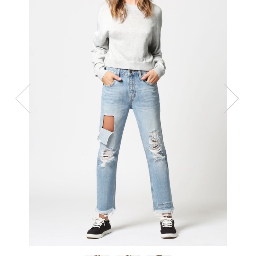 Hidden Jeans Tracey HR Straight Crop